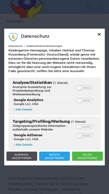 kindergarten-homepage.de