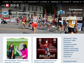 'zrenjanin.rs' screenshot