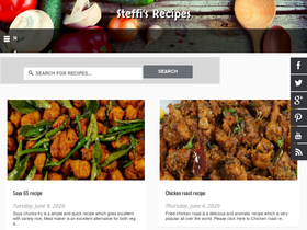 'steffisrecipes.com' screenshot
