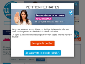 'unsa.org' screenshot