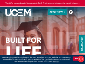 'ucem.ac.uk' screenshot