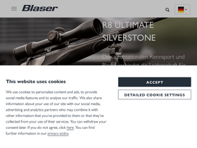 'blaser.de' screenshot