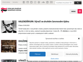 'ustrcr.cz' screenshot