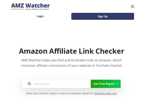 'amzwatcher.com' screenshot