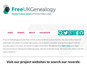 'freeukgenealogy.org.uk' screenshot