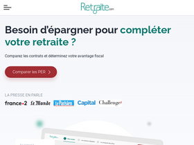 'retraite.com' screenshot
