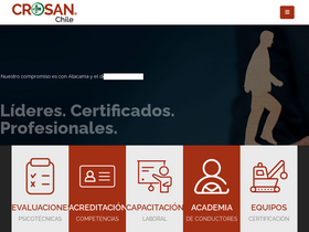'crosan.cl' screenshot