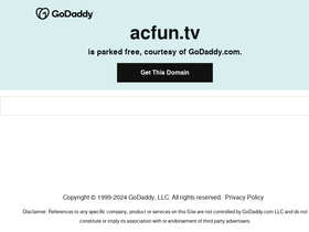 'acfun.tv' screenshot
