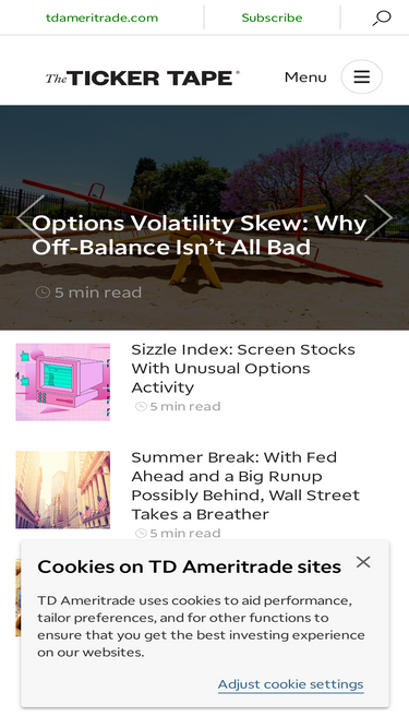 tickertape.tdameritrade.com