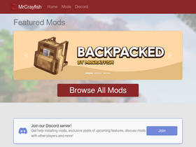 'mrcrayfish.com' screenshot