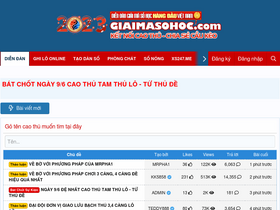 'giaimasohoc.com' screenshot