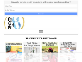 'momof6.com' screenshot