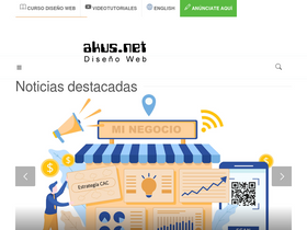 'disenowebakus.net' screenshot