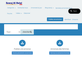 'zawajalhalal.com' screenshot