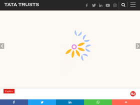 'tatatrusts.org' screenshot