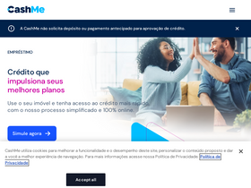 'cashme.com.br' screenshot
