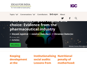 'ideasforindia.in' screenshot
