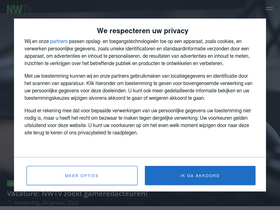 'nwtv.nl' screenshot