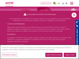 'ache.com.br' screenshot