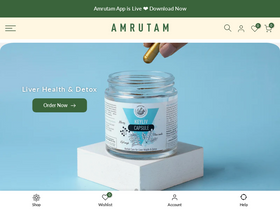 'amrutam.co.in' screenshot