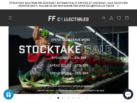 'ffcollectibles.com.au' screenshot