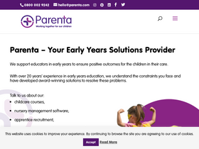 'parenta.com' screenshot
