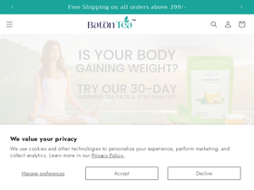 Batontea homepage screenshot