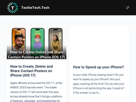 'techietech.tech' screenshot