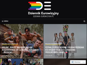 'dziennik-eurowizyjny.pl' screenshot