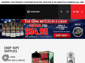 'vapecraftinc.com' screenshot