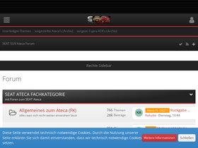 'ateca-forum.de' screenshot