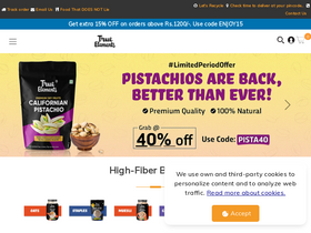 'true-elements.com' screenshot