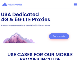'mountproxies.com' screenshot