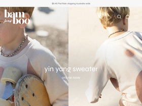 bamlovesboo.com.au homepage screenshot