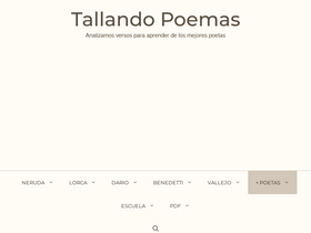 'tallandopoemas.com' screenshot