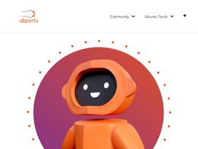 'ubports.com' screenshot