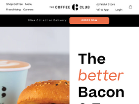 'coffeeclub.com.au' screenshot