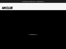 AM:CLUB website screenshot