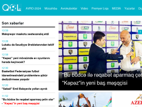 'qol.az' screenshot