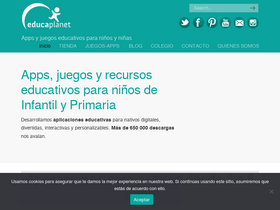 'educaplanet.com' screenshot