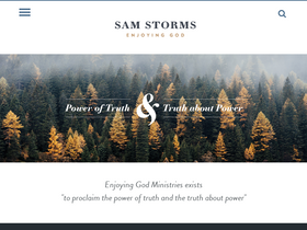'samstorms.org' screenshot