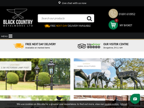 'blackcountrymetalworks.co.uk' screenshot