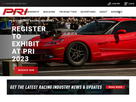 'performanceracing.com' screenshot