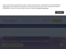 'portalfk.pl' screenshot