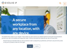 'evolveip.net' screenshot