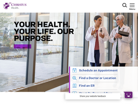 'christushealth.org' screenshot