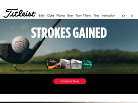 'titleist.com.au' screenshot