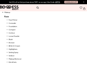 'boddess.com' screenshot