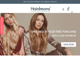 hairdreamstapes.com homepage screenshot