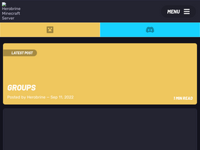 'herobrine.org' screenshot